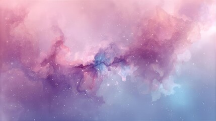 Abstract watercolor texture with pink purple hues