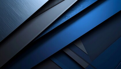 Abstract dark blue and gray geometric design