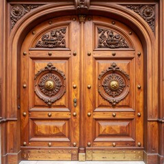 Ornate Wooden Doorway
