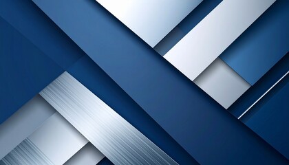 Abstract blue and silver design