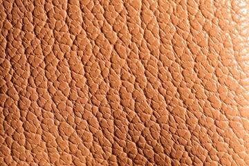 Texture of natural leather as background, top view