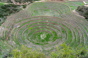 Moray Archaeological Site in Cusco, Peru – Inca Agricultural Terraces and Engineering Marvel