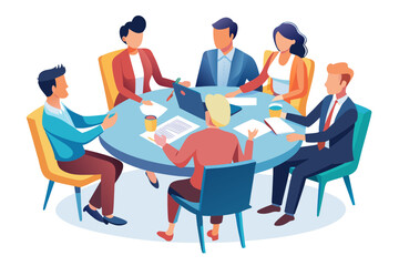 business team meeting around the world