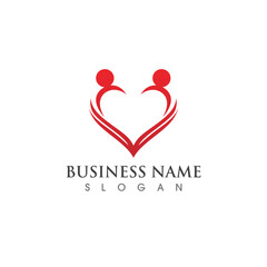 Community people group logo  social icon