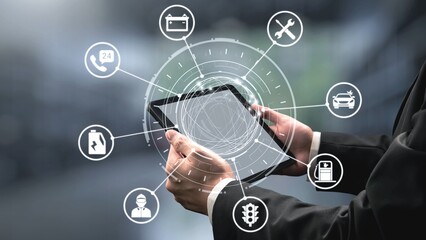 Car service and insurance provide vehicle maintenance, car insurance coverage claim app, and safety. Mobile car service and insurance, cost estimate, driver user gain confidence and protection. Spire