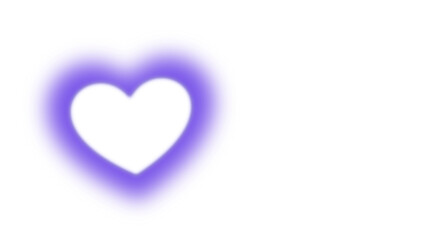 A simple heart design, symbolizing love, compassion, and affection transparent background