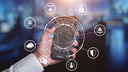 Cyber security protection and cyber security strategies against cyber threats, system hacks,...