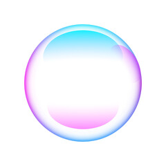 3D realistic transparent soap water bubbles colorful rainbow reflection bubble glossy shiny floating design isolated sphere circle pattern on isolated background