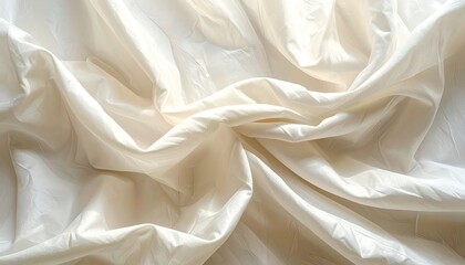 Gentle Folds A Soft, Creamy Fabric Texture