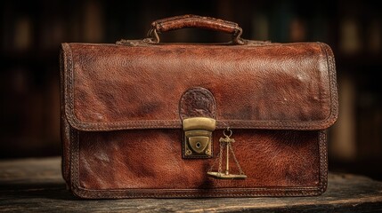 Lawyer briefcase scales justice symbol legal profession preparation litigation ethics accountability court expertise knowledge client defense documents advice law support rights