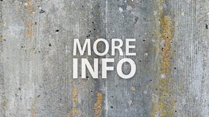 Fototapeta premium more info text information sign 