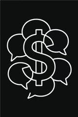 Speech Bubble Dollar
