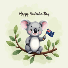 Happy Australia Day, Australia Day illustrations Banner, Background, Poster