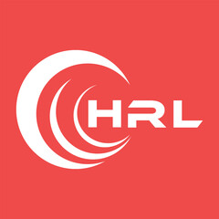 HRL letter design. HRL letter technology logo design. HRL  Monogram logo design for an entrepreneur and business.