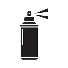spray can icon silhouette vector illustration