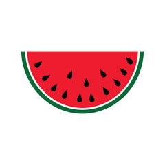 Watermelon vector art illustration