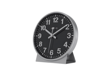 Sleek modern alarm clock with bold numbers, perfect for time management and stylish decor