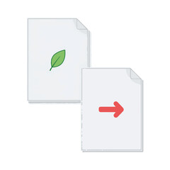 
paper vector illustration design