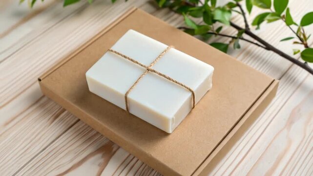 Eco-Friendly Soap in Recycled Cardboard Box