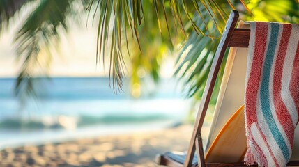 Beach scene relaxation