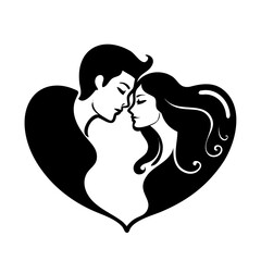 vector illustration of a couple