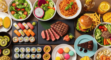 colorful easter eggs