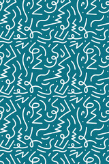 Abstract Geometric shape line art pattern background