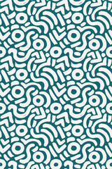 Abstract Geometric shape line art pattern background