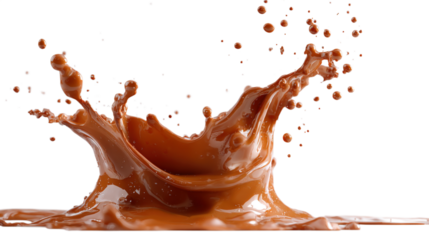 Chocolate Eruption A Captivating Splash of Richness and Smoothness Frozen in Time for Visual Delight and Culinary Inspiration