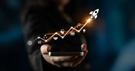 Business growth strategy drives business, growth, and success by following structured roadmap,...