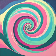 Vibrant swirling abstract design (1)