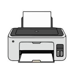 
printer vector illustration design