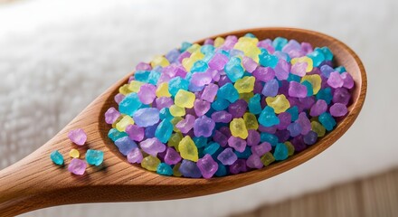 Bath Salts in Wooden Spoon
