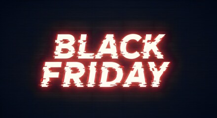 Black Friday Glitch Cyberpunk Sale