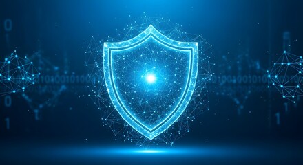 Fototapeta premium Cybersecurity Data Protection Shield