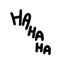 ha ha haha hahaha cute handwriting clipart with kawaii doodle style, hand drawn font, childlike sketches, cartoon outline, funny lettering, adorable handwritten elements for kids and creative designs