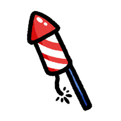 firecrackers rocket png outline, cute cartoon handdraw clipart kids doodle element hand drawn doodle, handwriting clipart, kawaii kids drawing, funny character, childlike sketch, handwritten words,