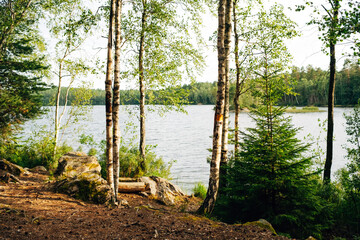 Calm Lake in Sweden