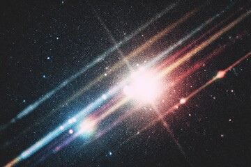 retro film light leak overlay effect with scratch dust and light leaks, retro grain noisy film distressed texture light leak flare on black background