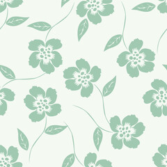 seamless pattern with flowers
