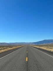 Wide open sky and road to nowhere