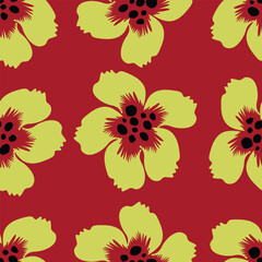 cute flower pattern image for fabric textile or wall decoration