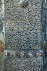 Turkish gate with Ottoman style of ornaments.
Very elaborated pattern made in a mosque entrance.