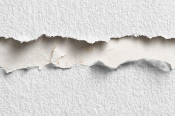torn or ripped white paper isolated on transparent png background, realistic torn paper edges, Torn Paper effect mockup