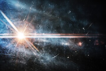 retro film light leak overlay effect with scratch dust and light leaks, retro grain noisy film distressed texture light leak flare on black background