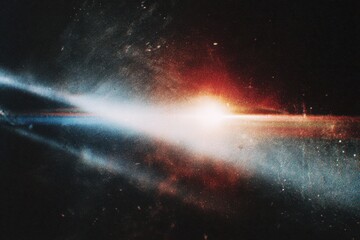 retro film light leak overlay effect with scratch dust and light leaks, retro grain noisy film distressed texture light leak flare on black background