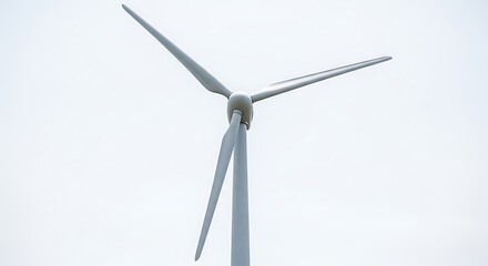 Wind Turbine with Clean Energy, and Sky.