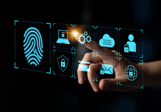 System for safeguarding digital identity using fingerprint authentication, encryption, and secure access protocols across cloud, device, and personal data environments Latch