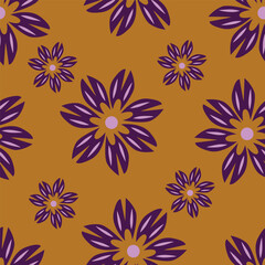 seamless pattern with flowers
