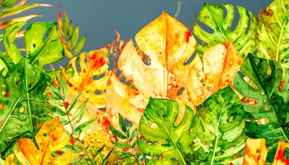 Vibrant tropical leaves (1)